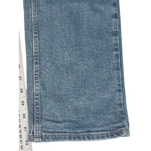 Old Navy Men's Size 38x32 Straight Leg Light Wash 100% Cotton Denim Jeans - Picture 5 of 9